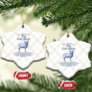 The Parable Of The Lost Sheep Ceramic Ornament Christian Bible Verse Matthew 18 TS11 Print Your Wear