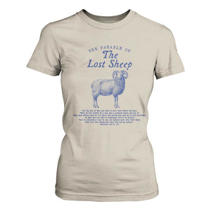 The Parable Of The Lost Sheep T Shirt For Women Christian Bible Verse Matthew 18 TS11 Sand Print Your Wear