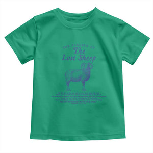 The Parable Of The Lost Sheep Toddler T Shirt Christian Bible Verse Matthew 18 TS11 Irish Green Print Your Wear