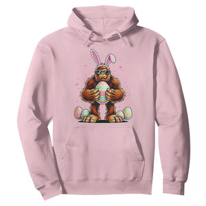 Funny Bigfoot Easter Day Bunny Sasquatch Egg Hoodie TS11 Light Pink Print Your Wear