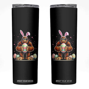 Funny Bigfoot Easter Day Bunny Sasquatch Egg Skinny Tumbler TS11 Black Print Your Wear