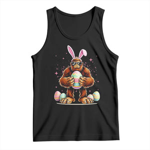 Funny Bigfoot Easter Day Bunny Sasquatch Egg Tank Top TS11 Black Print Your Wear