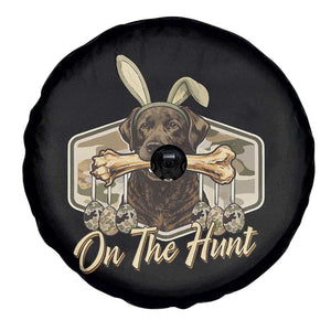 Funny Egg Hunter Spare Tire Cover On The Hunt Camo Easter Labrador Dog TS11 Print Your Wear