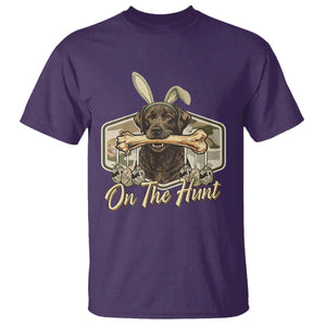 Funny Egg Hunter T Shirt On The Hunt Camo Easter Labrador Dog TS11 Purple Print Your Wear