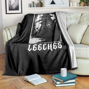 But Did You Try Leeches Plague Doctor Throw Blanket Funny Middle Age Black Death Gothic TS11 Print Your Wear