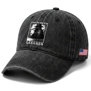 But Did You Try Leeches Plague Doctor Washed Cotton Baseball Cap Funny Middle Age Black Death Gothic TS11 Print Your Wear