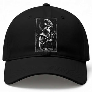 Plague Doctor Tarot Card Baseball Cap Horror Death Occult Satanic TS11 Print Your Wear