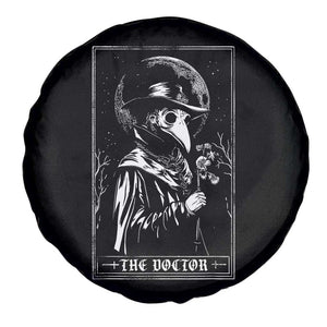 Plague Doctor Tarot Card Spare Tire Cover Horror Death Occult Satanic TS11 Print Your Wear