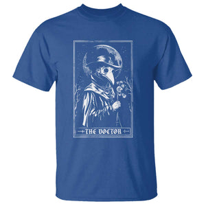 Plague Doctor Tarot Card T Shirt Horror Death Occult Satanic TS11 Royal Blue Print Your Wear