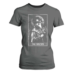 Plague Doctor Tarot Card T Shirt For Women Horror Death Occult Satanic TS11 Dark Heather Print Your Wear