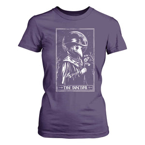 Plague Doctor Tarot Card T Shirt For Women Horror Death Occult Satanic TS11 Purple Print Your Wear
