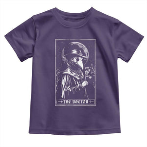 Plague Doctor Tarot Card Toddler T Shirt Horror Death Occult Satanic TS11 Purple Print Your Wear