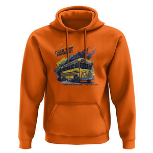 School Field Trip Anyone Hoodie School Bus Teacher TS11 Orange Print Your Wear