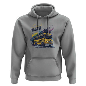 School Field Trip Anyone Hoodie School Bus Teacher TS11 Sport Gray Print Your Wear