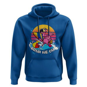 Funny Summer Vacation Hoodie Bruh We Out Happy Last Day Of School TS11 Royal Blue Print Your Wear