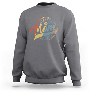 Best Dog Mom Ever Sweatshirt Fur Mama Mother's Day TS11 Charcoal Print Your Wear
