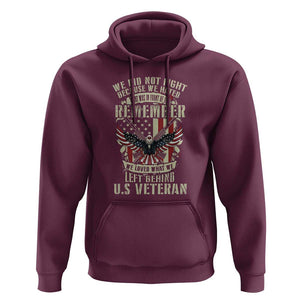 Memorial Day Hoodie Honor And Remeber Eagle TS11 Maroon Print Your Wear