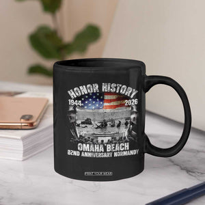 Omaha Beach D Day Coffee Mug 82nd Anniversary Honor History Normandy WWII TS11 Print Your Wear