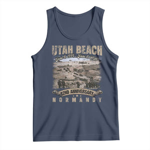 Utah Beach D Day Tank Top 82nd Anniversary Honor History Normandy WWII TS11 Navy Print Your Wear