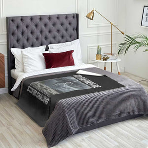 Funny I Would Rather Be Storm Chasing Throw Blanket Storm Tornado Lover TS11 Print Your Wear