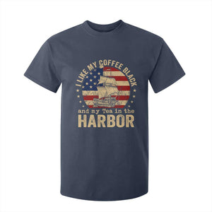 I Like My Coffee Black And My Tea In The Harbor T Shirt For Kid Funny US History