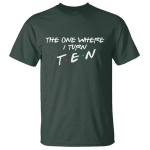 10th Birthday T Shirt The One Where I Turn Ninety Funny TV Series Bday