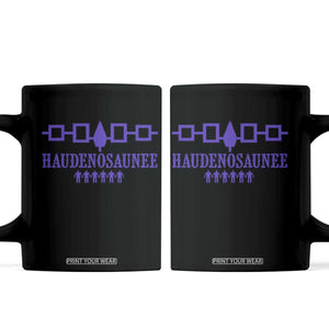 Native American Haudenosaunee Iroquois Nation Flag Coffee Mug TS11 Black Print Your Wear
