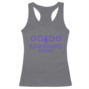 Native American Haudenosaunee Iroquois Nation Flag Racerback Tank Top TS11 Charcoal Print Your Wear