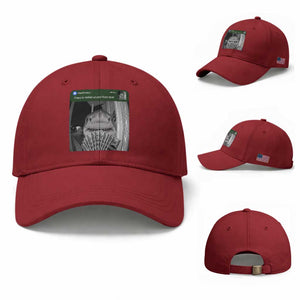 There is Motion at Your Front Door Funny Shark Motion Meme Baseball Cap
