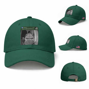There is Motion at Your Front Door Funny Shark Motion Meme Baseball Cap