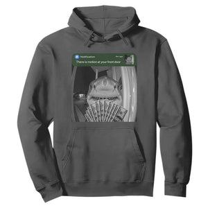 There is Motion at Your Front Door Funny Shark Motion Meme Hoodie