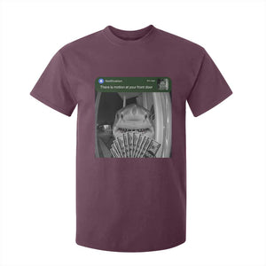 There is Motion at Your Front Door Funny Shark Motion Meme T Shirt For Kid