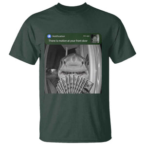 There is Motion at Your Front Door Funny Shark Motion Meme T Shirt