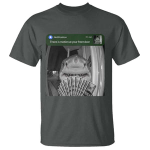 There is Motion at Your Front Door Funny Shark Motion Meme T Shirt