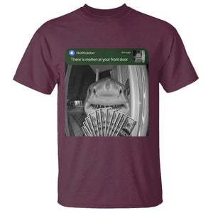There is Motion at Your Front Door Funny Shark Motion Meme T Shirt