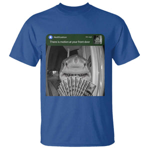 There is Motion at Your Front Door Funny Shark Motion Meme T Shirt