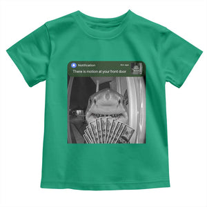 There is Motion at Your Front Door Funny Shark Motion Meme Toddler T Shirt