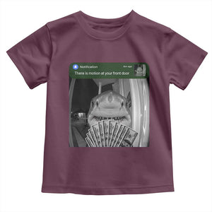 There is Motion at Your Front Door Funny Shark Motion Meme Toddler T Shirt