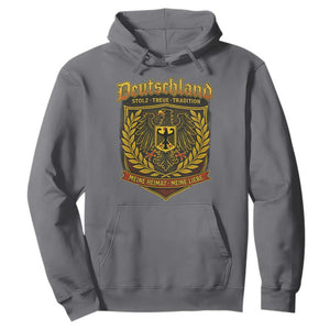 German Heritage Pride Hoodie Deutschland Stolz Treue Tradition Meine Heimat Meine Liebe TS11 Charcoal Print Your Wear