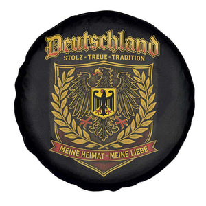 German Heritage Pride Spare Tire Cover Deutschland Stolz Treue Tradition Meine Heimat Meine Liebe TS11 Print Your Wear