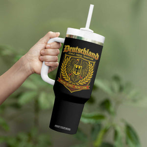 German Heritage Pride Tumbler With Handle Deutschland Stolz Treue Tradition Meine Heimat Meine Liebe TS11 Print Your Wear