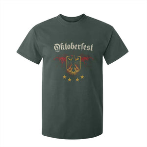 Oktoberfest German Drinking Festival T Shirt For Kid Bundesadler Coat of Arms Star TS11 Dark Forest Green Print Your Wear