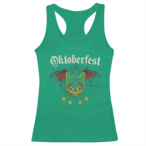 Oktoberfest German Drinking Festival Racerback Tank Top Bundesadler Coat of Arms Star TS11 Irish Green Print Your Wear