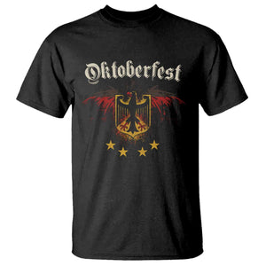 Oktoberfest German Drinking Festival T Shirt Bundesadler Coat of Arms Star TS11 Black Print Your Wear