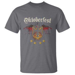 Oktoberfest German Drinking Festival T Shirt Bundesadler Coat of Arms Star TS11 Charcoal Print Your Wear