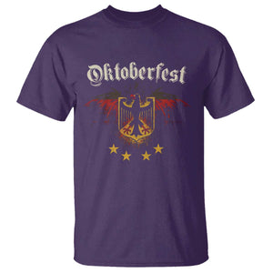 Oktoberfest German Drinking Festival T Shirt Bundesadler Coat of Arms Star TS11 Purple Print Your Wear