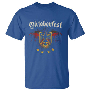 Oktoberfest German Drinking Festival T Shirt Bundesadler Coat of Arms Star TS11 Royal Blue Print Your Wear