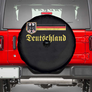 Deutschland German Heritage Pride Spare Tire Cover Bundesadler Coat of Arms TS11 Black Print Your Wear