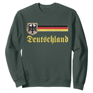 Deutschland German Heritage Pride Sweatshirt Bundesadler Coat of Arms TS11 Dark Forest Green Print Your Wear