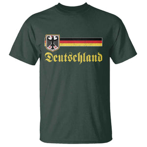 Deutschland German Heritage Pride T Shirt - Bundesadler Coat of Arms Graphic Tee TS11 Dark Forest Green Print Your Wear